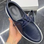 کفش چرم کادیلاک سورمه ای پاپک - Image 3